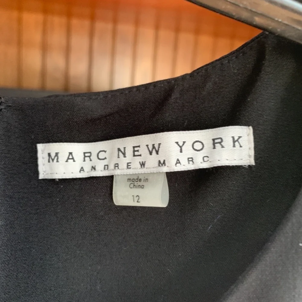 Marc New  York by‎ Andrew Marc belted dress . Worn once. Great condition.